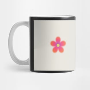 orange and pink flower aura Mug